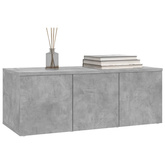 vidaXL Szafka pod TV, szarość betonu, 80x34x30 cm