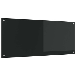 Panel kuchenny Czarny 120 x 50 cm szkło hartowane