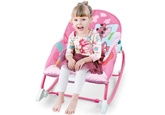 Kołyska Bujaczek Fotelik Krzesełko do Karmienia 2 w 1 Różowy