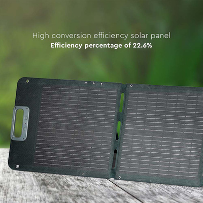 Przenośny panel solarny VT-10120 o mocy 120W dedykowany do banków energii