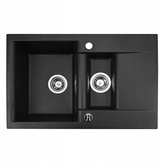 Zlewozmywak Estein 1,5K 08 / czarny nakrapiany