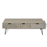vidaXL Szafka pod TV z 3 szufladami, 120x40x36 cm, szara