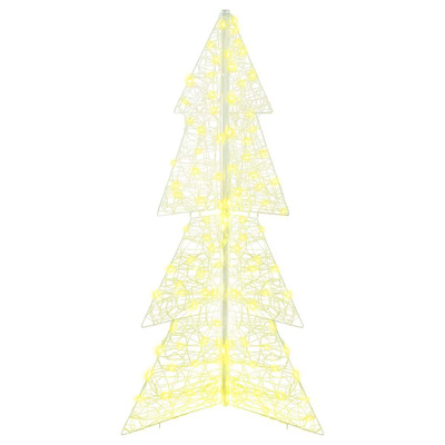 Choinka z 160 diodami LED Ciepła biel 150 cm Akryl