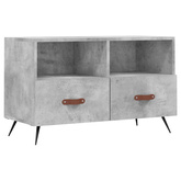 vidaXL Szafka pod TV, szarość betonu, 80x36x50 cm model standard