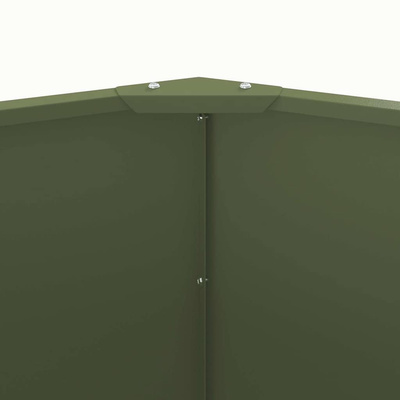 Donica Zielony oliwkowy 120 x 120 x 50 cm Stal
