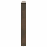 Nogi do stołu jadalnego w kształcie litery V 3 szt. Naturalna stal 70x(72-73,3) cm Stal