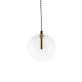 Lampa designerska Abigali GLOBO G4 ?100mm złota