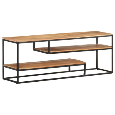 vidaXL Szafka pod TV, 130 x 30 x 45 cm, lite drewno akacjowe