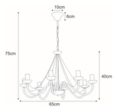 Lampa wisząca KZ-3992 z serii BARTEZ