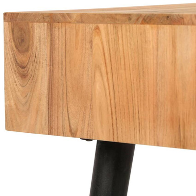 vidaXL Biurko z litego drewna akacjowego, 118 x 45 x 76 cm