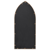Lustro ogrodowe, piaskowe, 100x45 cm, żelazne vidaXL