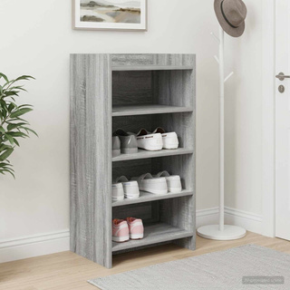 Szafka na buty Szary Sonoma 48 x 36 x 92 cm Drewno inżynieryjne