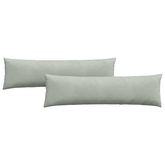 Poduszki na sofę 2 pcs Jasnoszary 145 x 40 cm