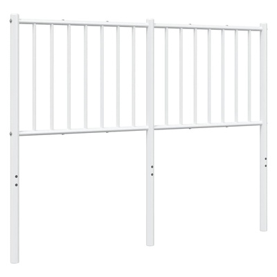 Metalowe wymienne wezgłowie, białe, 120 cm
