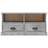 vidaXL Szafka pod TV, szarość betonu, 93x35,5x45 cm