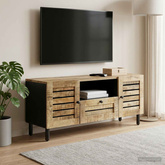 Szafy do przechowywania naturalny 105 x 33 x 46 cm