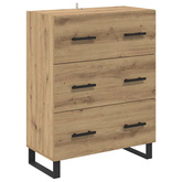 Highboard 2 szt. Dąb rzemieślniczy 69,5 x 34 x 180 cm