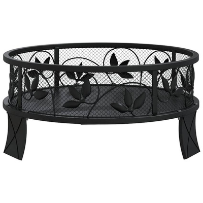 vidaXL Palenisko z pogrzebaczem, 50 cm, XXL, stal