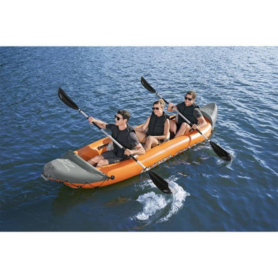 Bestway Nadmuchiwany kajak Hydro-Force Lite-Rapid x3 z akcesoriami