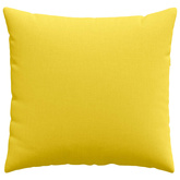 Poduszki na sofę 2 pcs Jasnożółty 45 x 45 cm tkanina