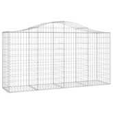 Kosze gabionowe, 50 szt, 200x50x100/120cm, galwanizowane żelazo
