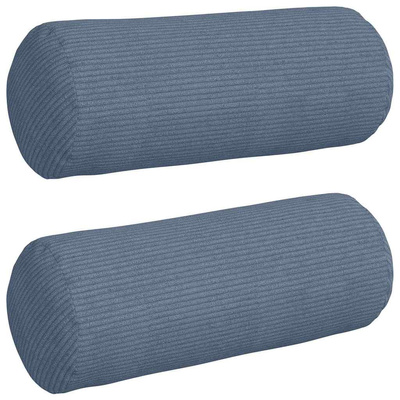 Poduszki Wałkowe 2 pcs Niebieski ? 15 x 40 cm