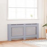 Osłona na kaloryfer, antracytowa, 172x19x81,5 cm, MDF