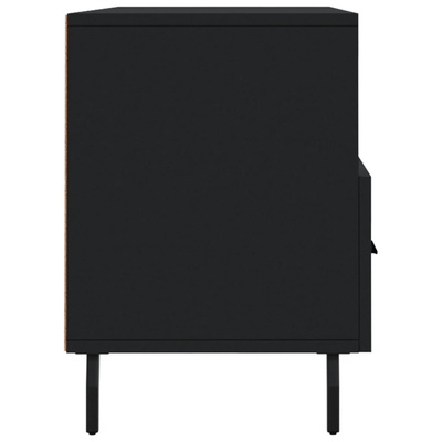 vidaXL Szafka pod TV, czarna, 102x36x50 cm, materiał drewnopochodny wariant 8