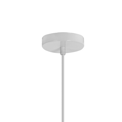 Cubick lampa wisząca biały 1x20W E27 biały
