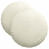 Poduszki na siedziska 2 pcs Kremowy ? 40 x 13 cm Aksamit