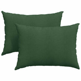Poduszki na sofę 2 pcs Ciemna zieleń 70 x 50 cm