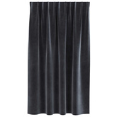 Zasłony zaciemniające 2 pcs Ciemnoszary 140 x 140 cm Aksamit