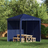 Ściana boczna namiotu na imprezy 2 pcs niebieski 200 x 195 cm