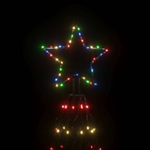 vidaXL Choinka stożkowa, 1400 kolorowych diod LED, 160x500 cm