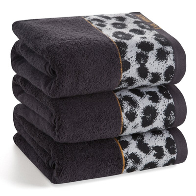 Ręcznik Eva czarny 70x140