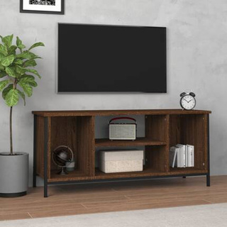 vidaXL Szafka pod TV, brązowy dąb 102x35x45 cm materiał drewnopochodny