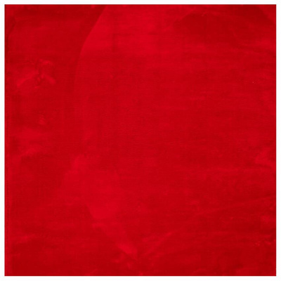 vidaXL Dywan HUARTE z krótkim włosiem, czerwony, 160x160 cm