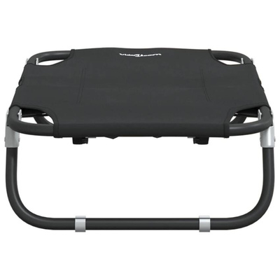 vidaXL Legowisko dla psa, antracytowe, tkanina Oxford i stal