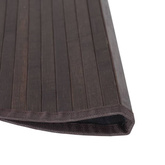 vidaXL Dywan okrągły, ciemnobrązowy, 100 cm, bambusowy