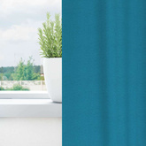 Firany blackout z kółkami 2 pcs Turkusowy 245 x 140 cm