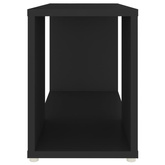vidaXL Szafka pod TV, czarna, 60x24x32 cm, materiał drewnopochodny