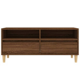 vidaXL Szafka pod TV, brązowy dąb, 100x34,5x44,5 cm
