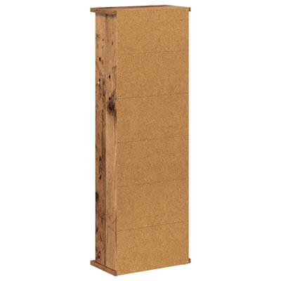 Kabinet na płyty CD Stare drewno 60 x 17 x 92 cm