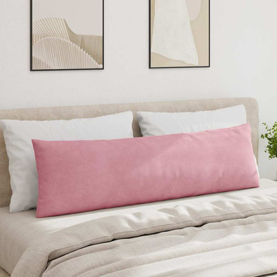Poduszki na sofę 2 pcs Różowy 145 x 40 cm Tkanina sztruksowa