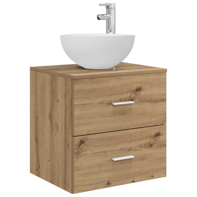 Zestaw Szafek Łazienkowych 3 szt. Dąb artisan