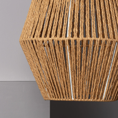 Lampa Wisząca Boho Z Plecionego papieru Abruzzo Giula 30cm E27