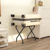 Stojak na bagaż, czarny, 56x40x49 cm