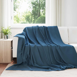 Koce narzutowe 6 pcs Granatowy 240 x 220 cm Polar