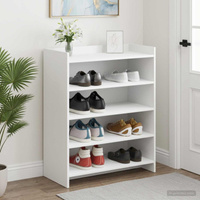 Szafka na buty Biały 73,5 x 36 x 92 cm Drewno inżynieryjne