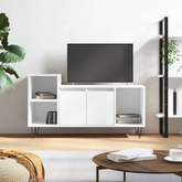 vidaXL Szafka pod TV, wysoki połysk, biała, 100x35x55 cm model standard